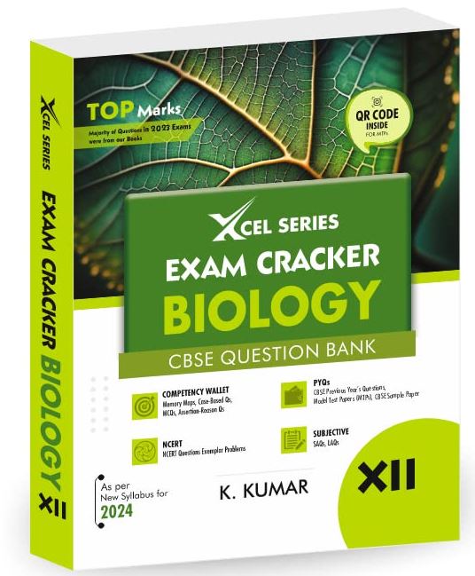 CBSE Question Bank Exam Cracker BIOLOGY Class 12 ( 2023-2024 Session)(XCEL Series )